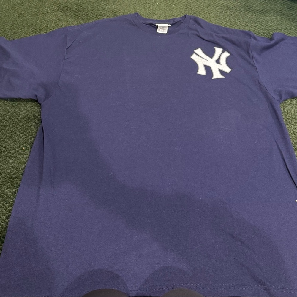 Majestic New York Yankees Vintage Jeter Shirt Navy blue XXL